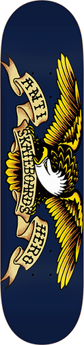 Anti Hero Skateboards Classic Eagle Navy Skateboard Deck - 8.5