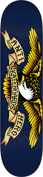 Anti Hero Skateboards Classic Eagle Navy Skateboard Deck - 8.5