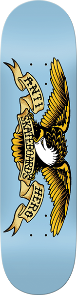 Anti Hero Skateboards Classic Eagle Light Blue Skateboard Deck - 8.28