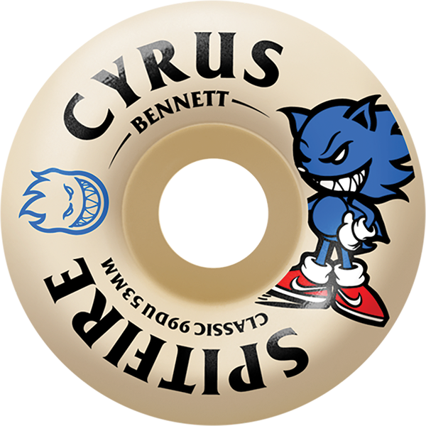 Spitfire F4 Cyrus Burn Squad Classic 99a Wheels 53mm Natural