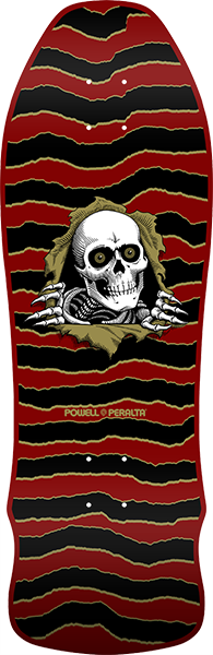 Powell Peralta Reissue Geegah Ripper Skateboard Deck MAROON 9.75