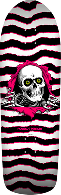 Powell Peralta Old School Ripper 15 White Pink Skateboard Deck 10x31.75