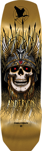 Powell Peralta Andy Anderson Heron 3 Gold Foil Skateboard Deck - 9.13