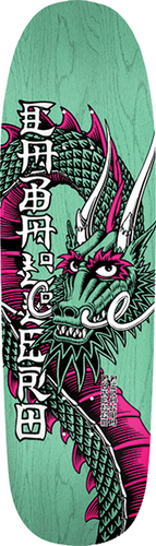 Powell Peralta Caballero Cab Ban This Dragon Deck-9.26x32 Teal Stain Skateboard Deck