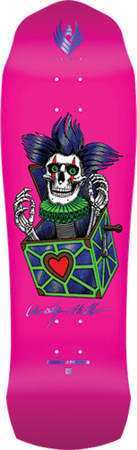Powell Peralta Chris Hiett Skull Flight Deck 9.5x31.13 Pink