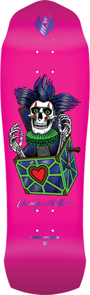 Powell Peralta Chris Hiett Skull Flight Deck 9.5x31.13 Pink